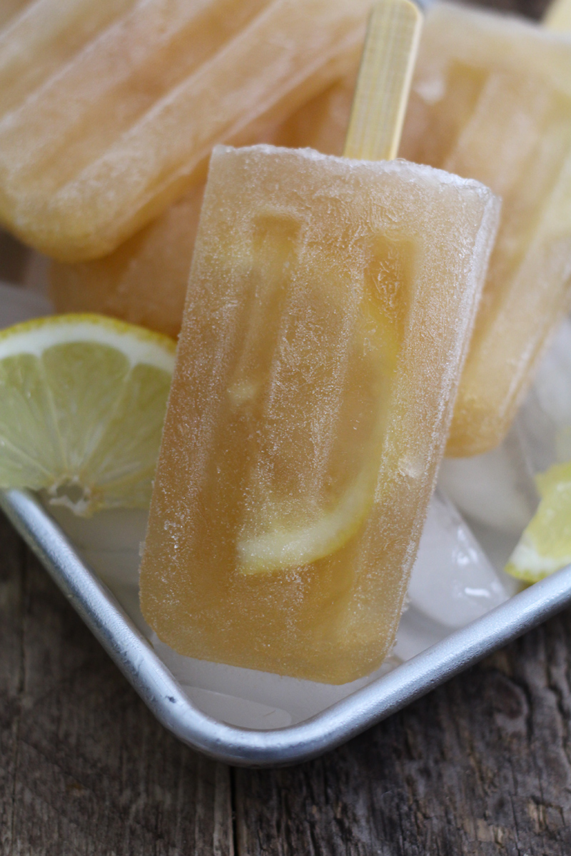 Spiked arnold palmer popsicles