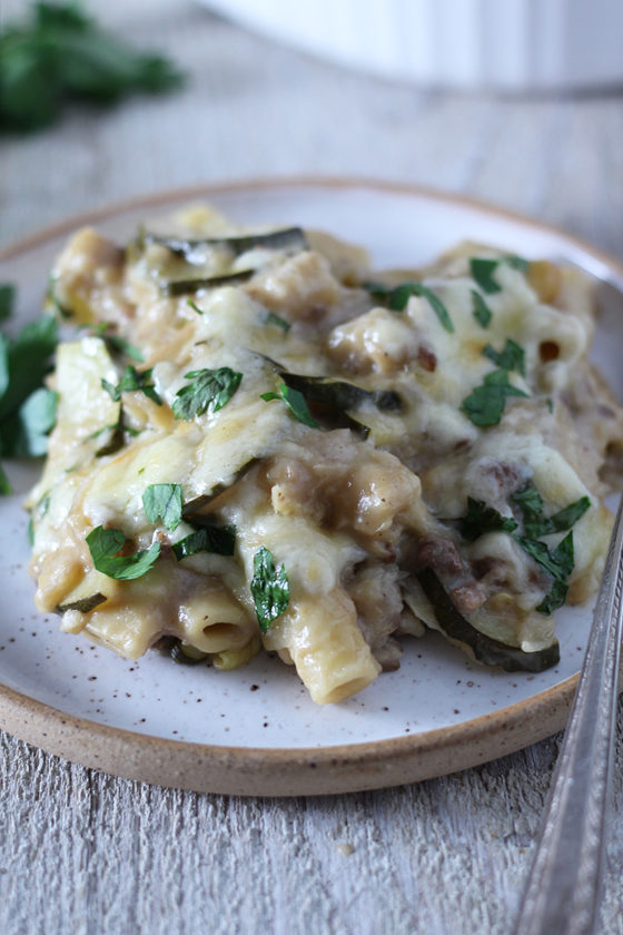 Grandma's Ground Beef, Zucchini and Sauerkraut Hotdish Modern
