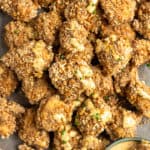 baked popcorn pretzel chicken with chipotle honey mustard dipping sauce