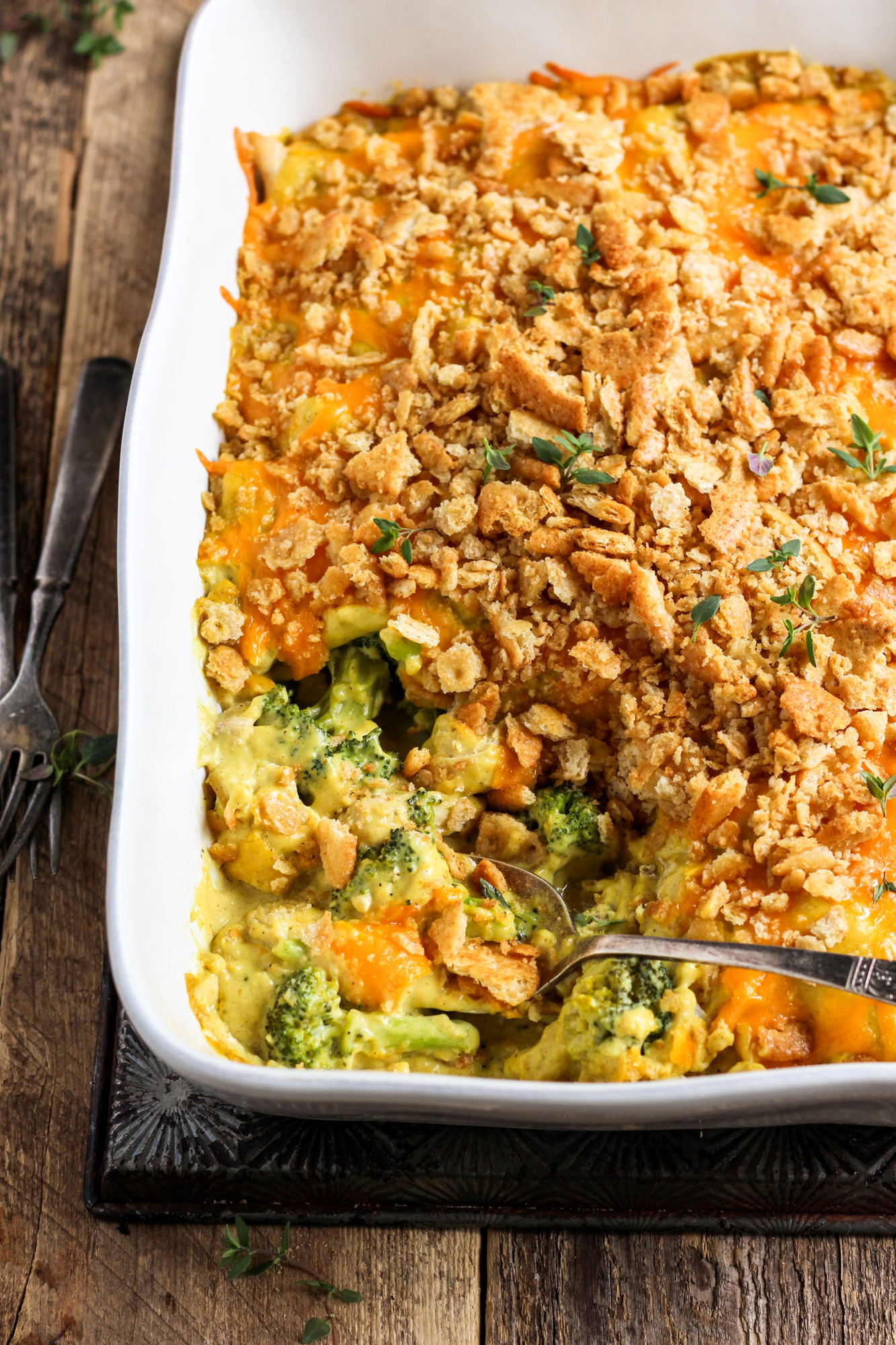 Curry Chicken and Broccoli Divan - Modern Farmhouse Eats