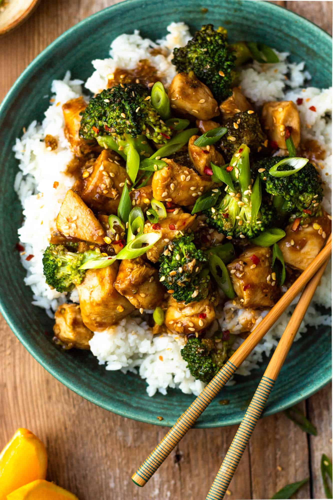 Spicy Orange Chicken and Broccoli Modern Farmhouse Eats