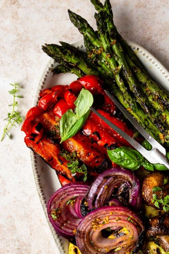 Zesty Balsamic Marinated Grilled Vegetables Modern Farmhouse Eats