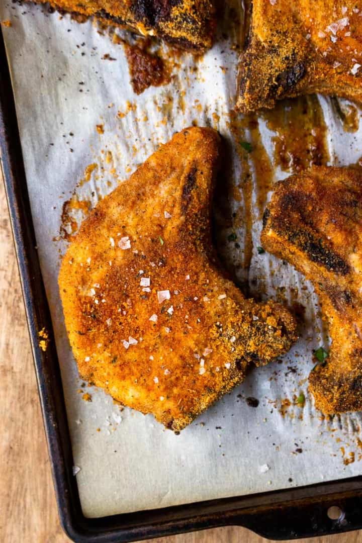 Homemade Shake and Bake Pork Chops Modern Farmhouse Eats