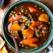 bowl of venison stew