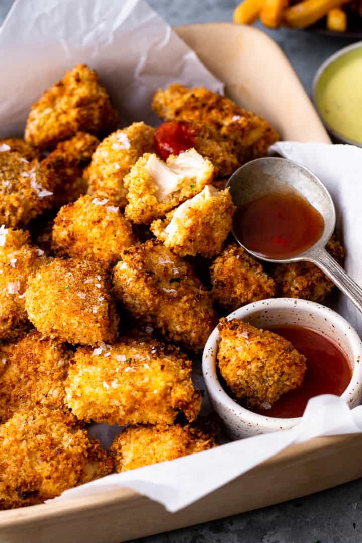 Homemade Crispy Air Fryer Chicken Nuggets Modern Farmhouse Eats
