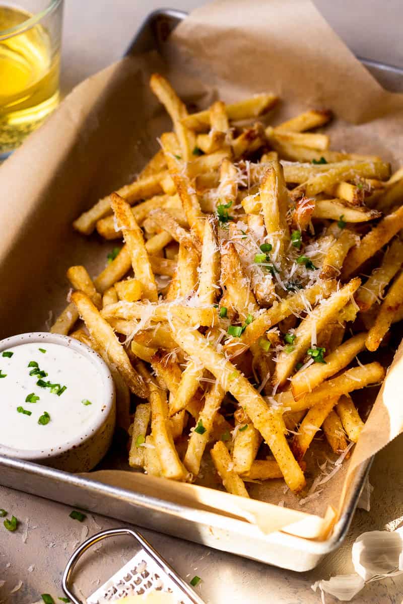 garlic parmesan frozen French fries