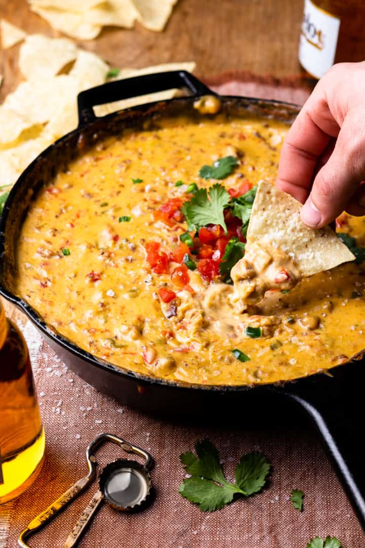 Smoked Queso Dip {Crockpot Option} Modern Farmhouse Eats